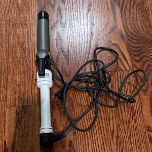 Silver and Black Curling Iron